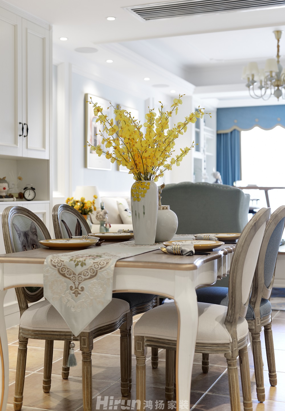 華晨山水州城89㎡輕歐簡(jiǎn)美二居室 裝修案例效果圖-NCD_6488