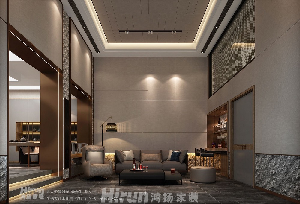 北大資源時(shí)光450㎡復(fù)合寫意別墅 裝修案例效果圖-B132394225926751