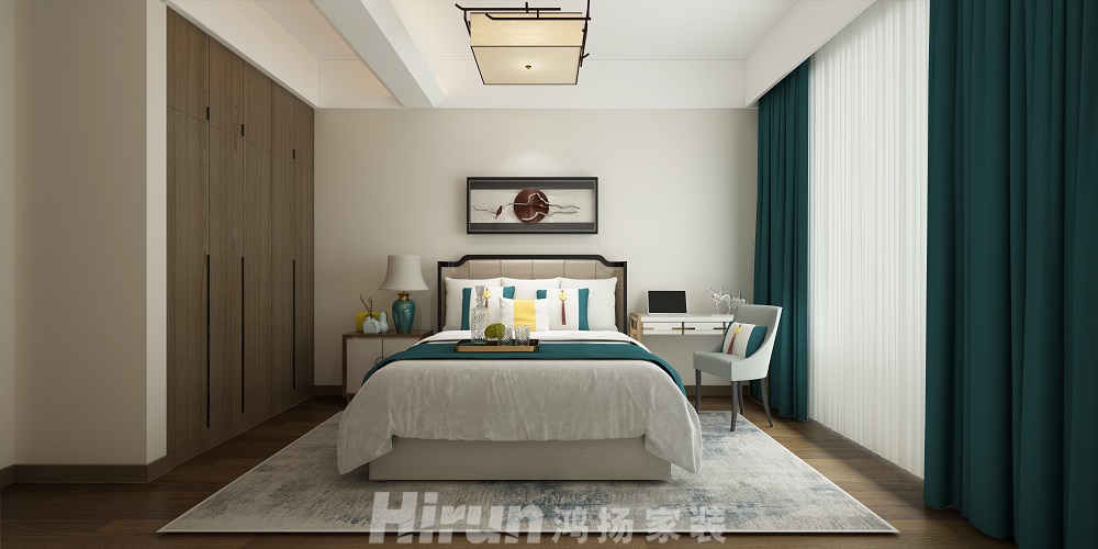 善建人家165㎡復(fù)合寫意四居室 裝修案例效果圖-子女房2