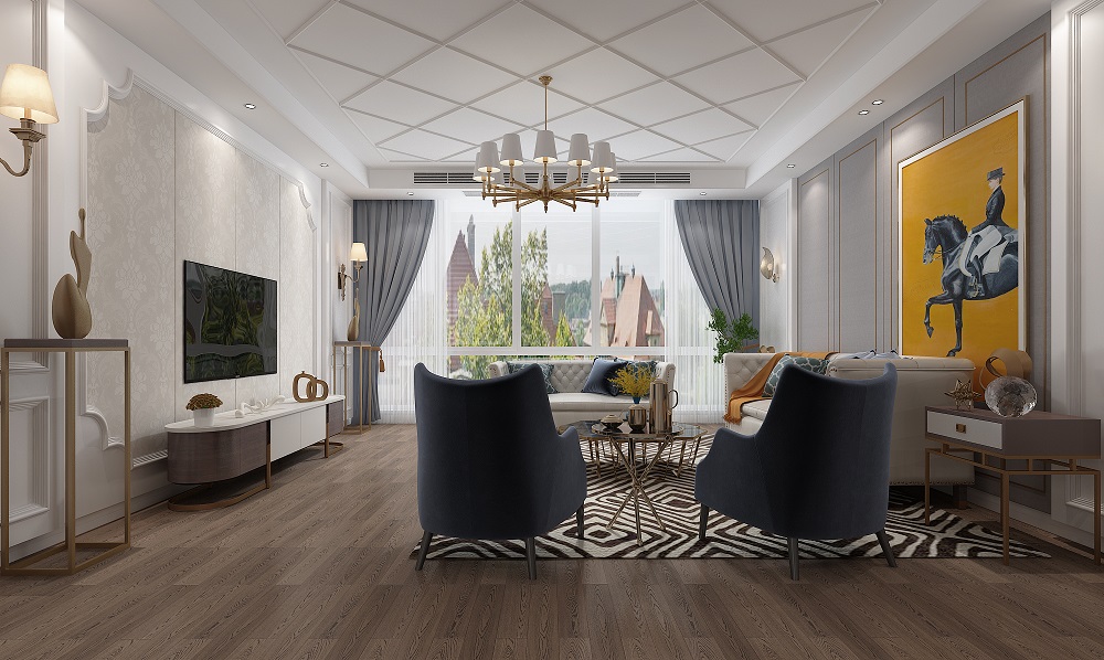 麗水山莊450㎡復合寫意別墅 裝修案例效果圖-23