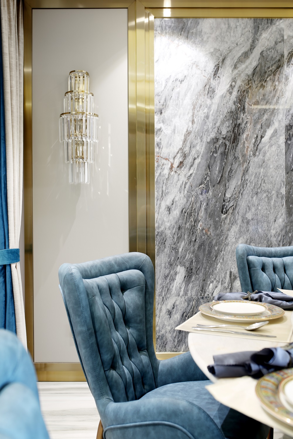 晉合湘水灣280㎡新裝飾主義大平層 裝修案例效果圖-8