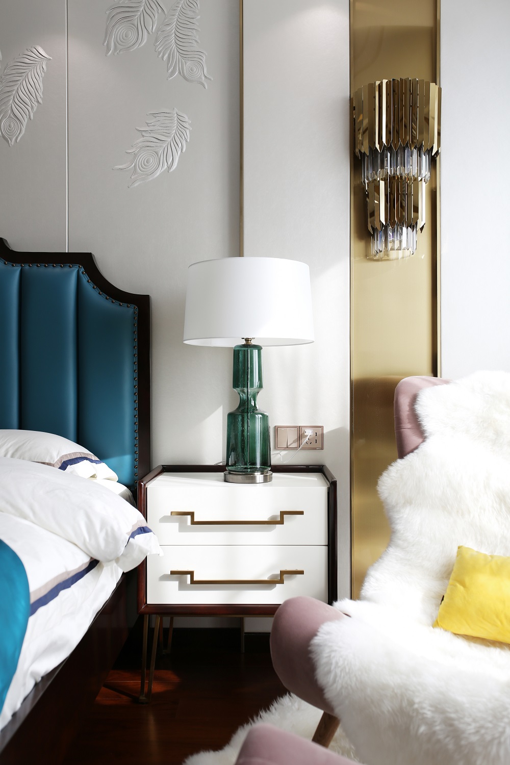 晉合湘水灣280㎡新裝飾主義大平層 裝修案例效果圖-10