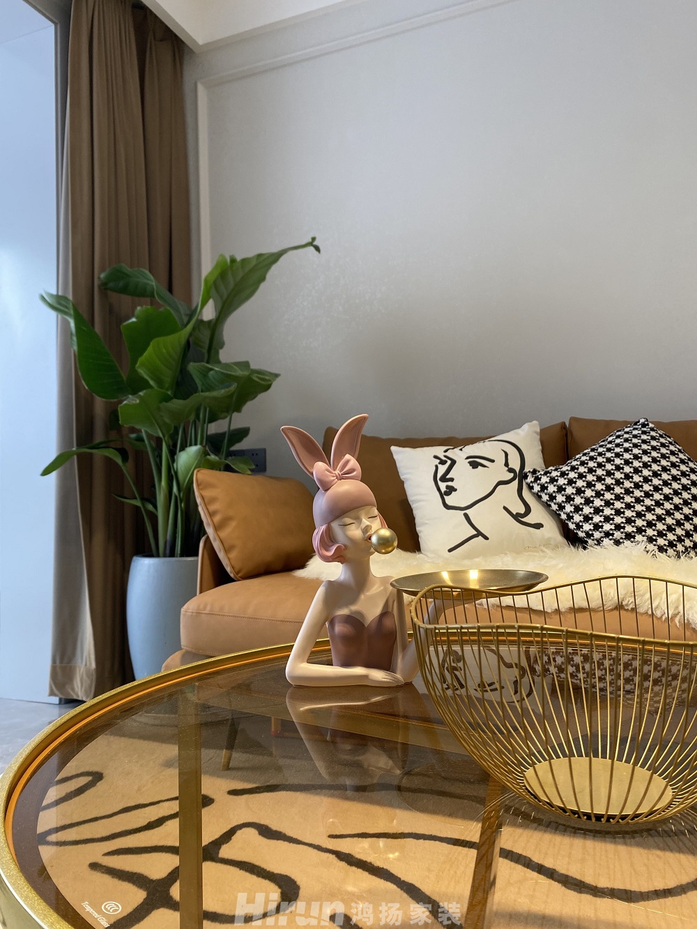 東方名苑120㎡雅致現(xiàn)代三居室 裝修案例效果圖-10