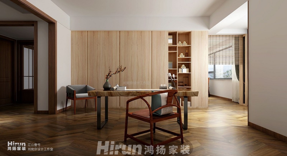 中建江山壹號(hào)200㎡寫意木構(gòu)大平層 裝修案例效果圖-O132393378739093