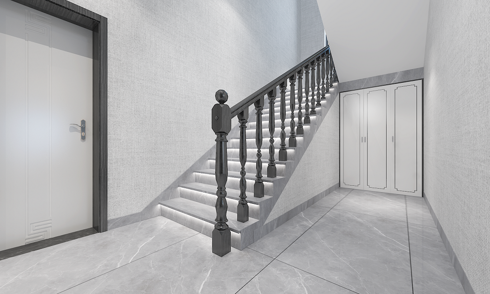 自建房300㎡寫意木構(gòu)別墅 裝修案例效果圖-11