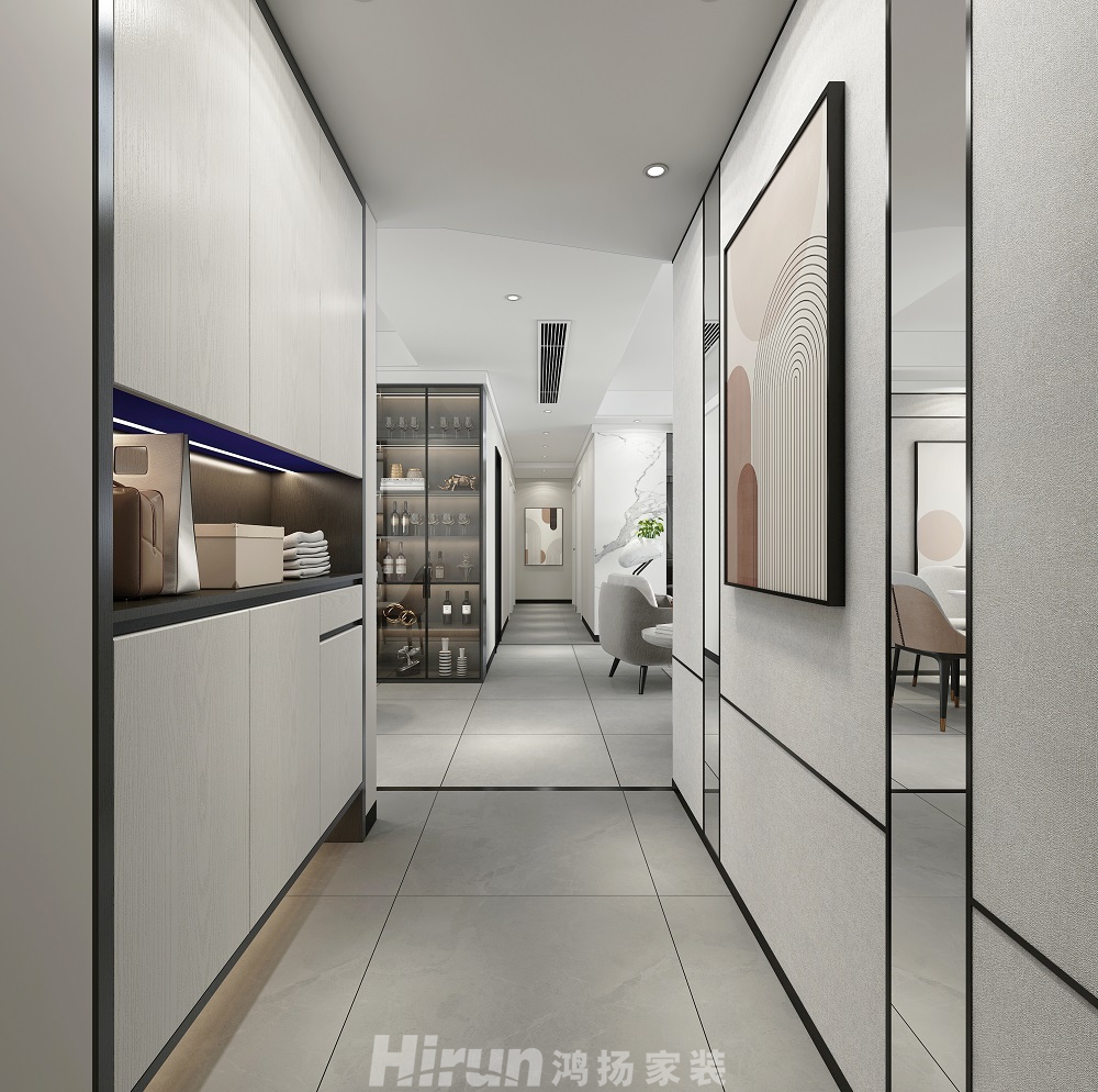 景秀家園145㎡雅致現代四居室 裝修案例效果圖-0