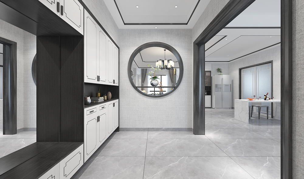 自建房300㎡寫意木構(gòu)別墅 裝修案例效果圖-9