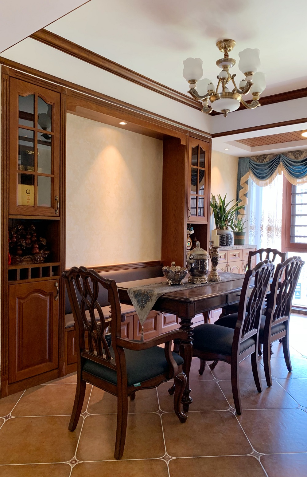 步步高新天地135㎡歐美香頌四居室 裝修案例效果圖-9