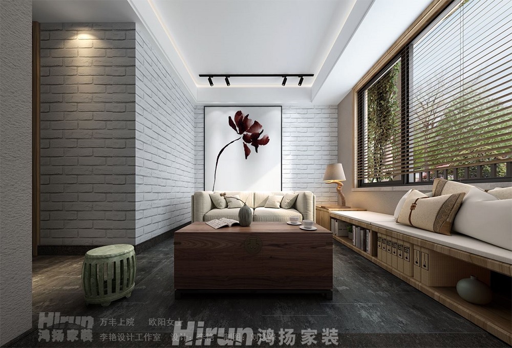 萬豐上院湖韻300㎡江南印象別墅 裝修案例效果圖-6