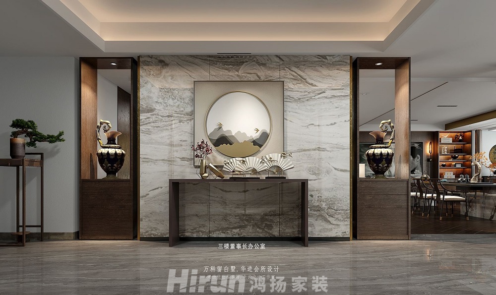 萬科紫臺500㎡雅致現代別墅 裝修案例效果圖-W132376370892024