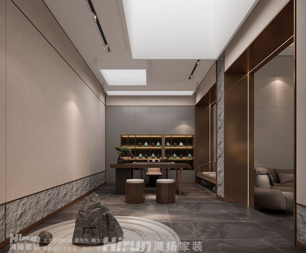 北大資源時(shí)光450㎡復(fù)合寫意別墅 裝修案例效果圖-G132394225929332