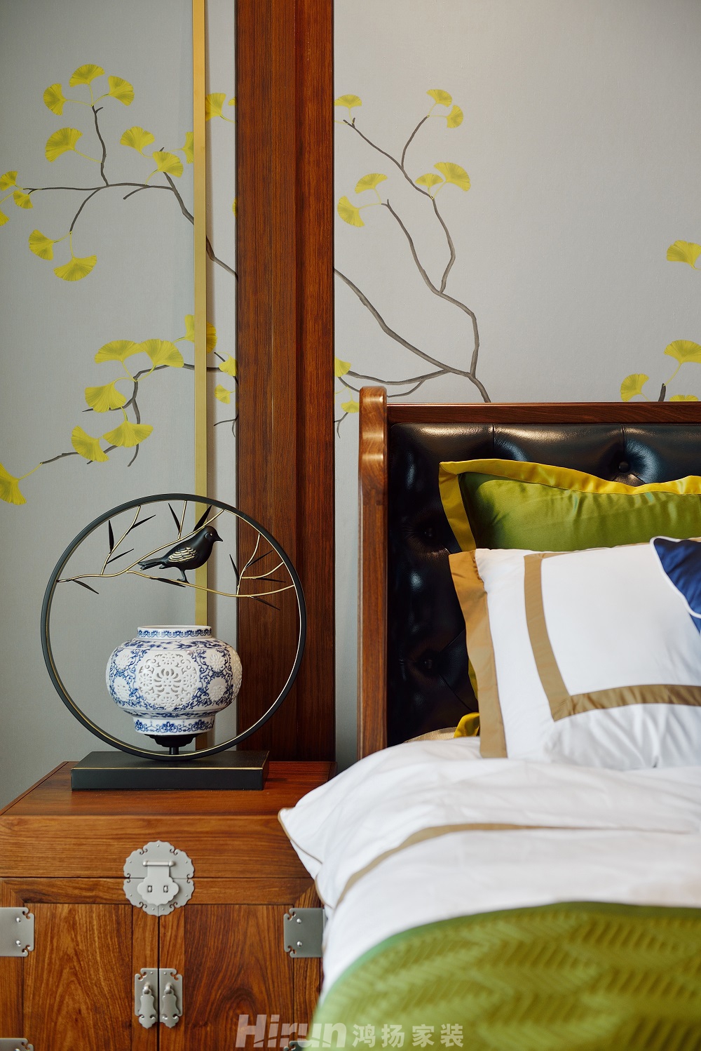 晉合湘水灣280㎡東方古雅大平層 裝修案例效果圖-8