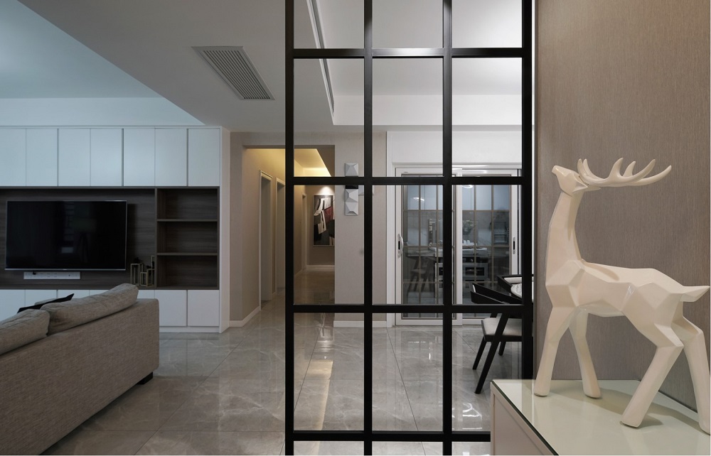 匯通國際160㎡雅致現代四居室 裝修案例效果圖-7