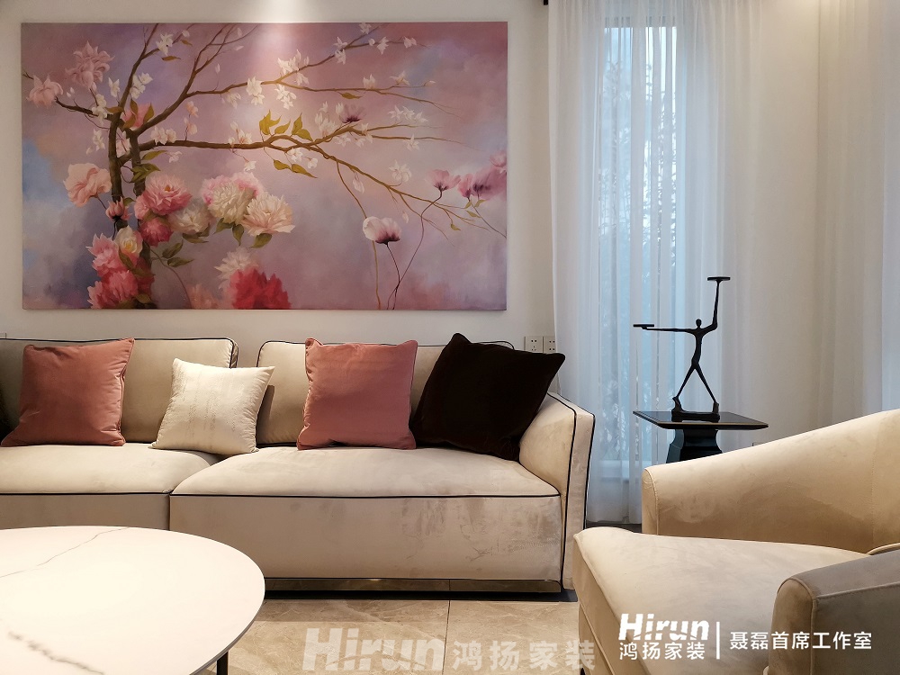 五礦萬境水岸500㎡輕歐簡美別墅 裝修案例效果圖-7