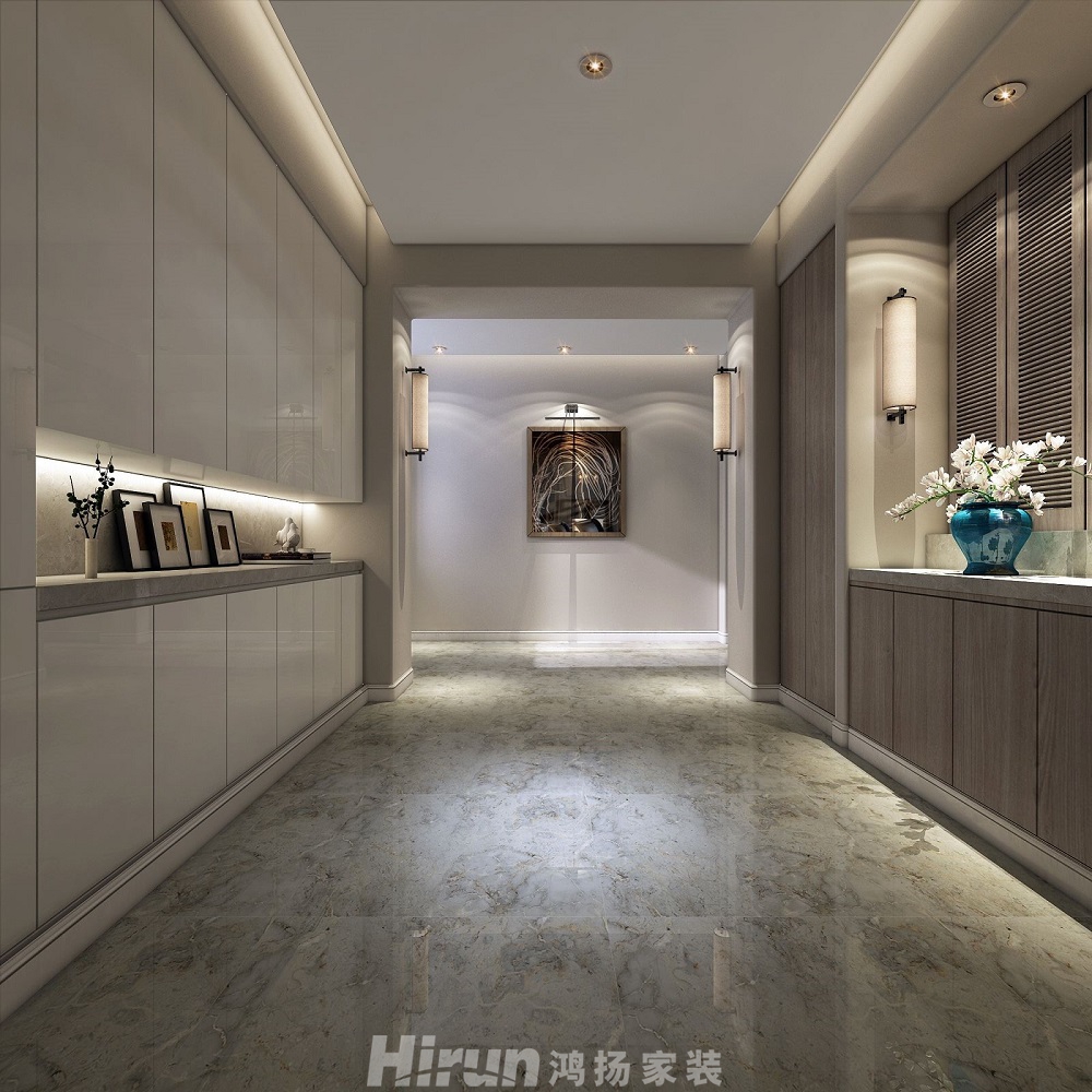 青竹園260㎡雅致現代別墅 裝修案例效果圖-4132376365601087