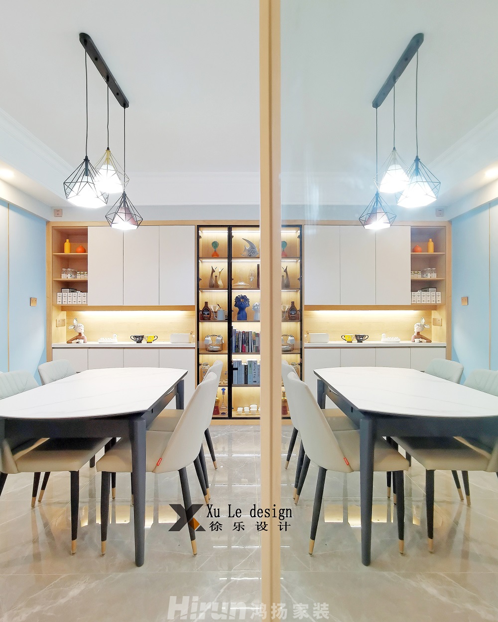 金沙泊岸100㎡北歐之光三居室 裝修案例實景圖-IMG_20210509_153850