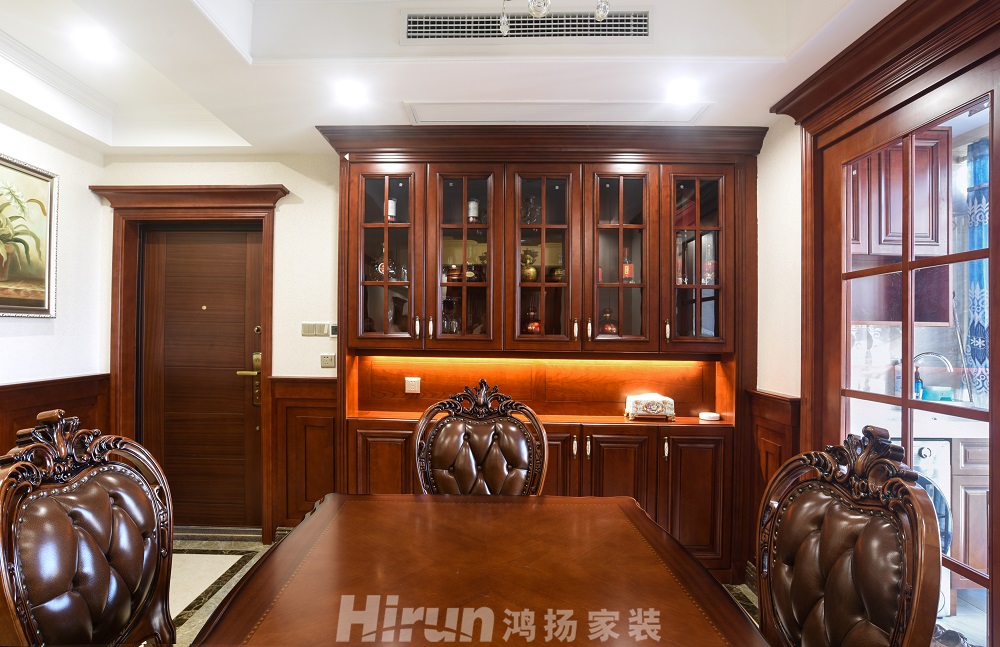 公園世家160㎡歐美香頌四居室 裝修案例效果圖-12