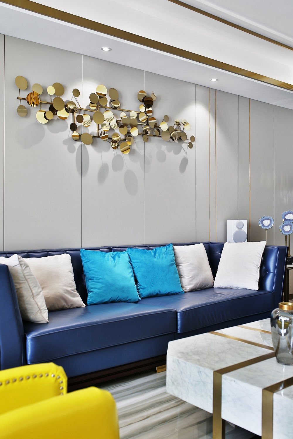 晉合湘水灣280㎡新裝飾主義大平層 裝修案例效果圖-4