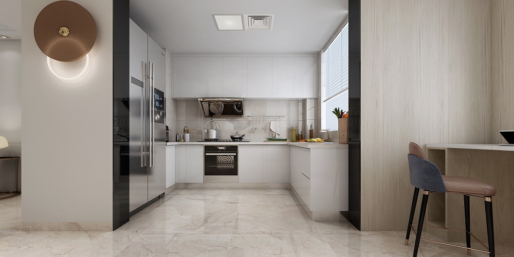 中泰財富湘江90㎡北歐之光二居室 裝修案例效果圖-7