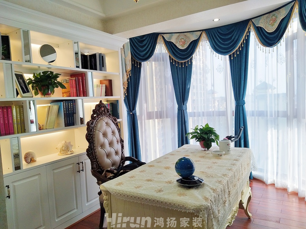 公園世家160㎡歐美香頌四居室 裝修案例效果圖-26.2