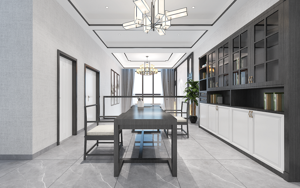 自建房300㎡寫意木構(gòu)別墅 裝修案例效果圖-8