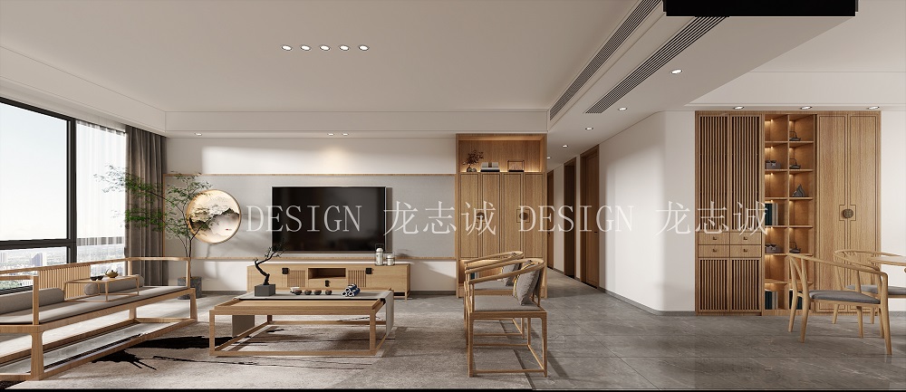 萬(wàn)恒樾府170㎡北歐之光四居室 裝修案例效果圖-2_View01