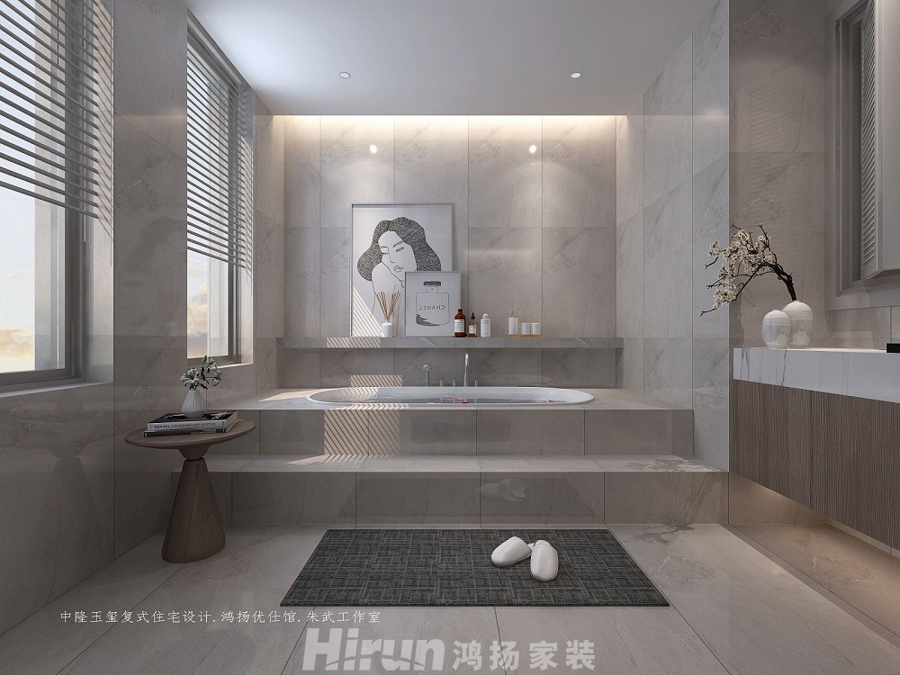 中隆玉璽170㎡雅致現代復式 裝修案例效果圖-B132376353752493