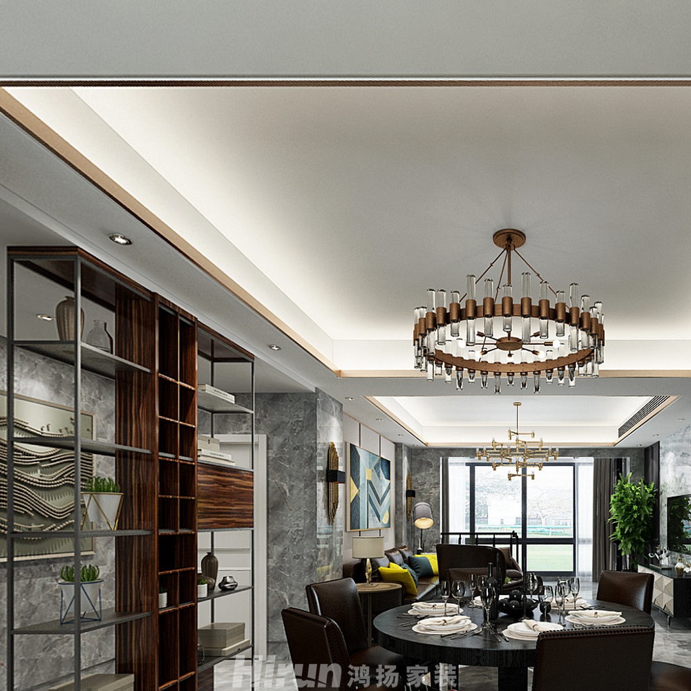 富興鵬城洋房200㎡雅致現代大平層 裝修案例效果圖-l2_f_1_1