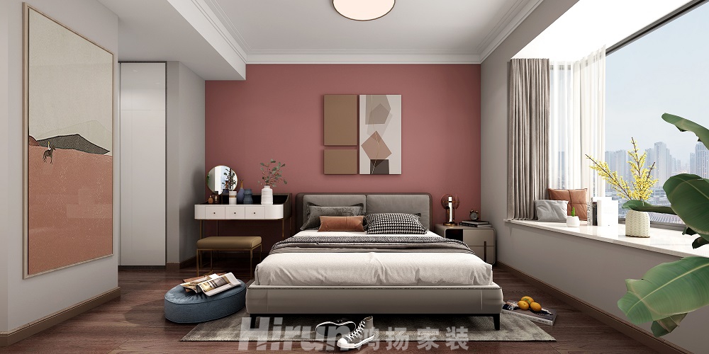 綠地145㎡雅致現(xiàn)代四居室 裝修案例效果圖-5