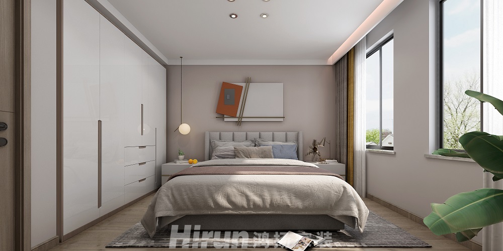 融創(chuàng)提香藍岸200㎡北歐之光復式 裝修案例效果圖-8