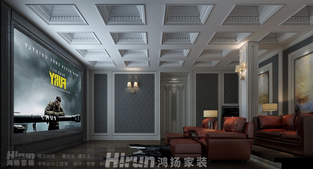 深業堤亞納灣500㎡歐美香頌別墅 裝修案例效果圖-H132394236213907