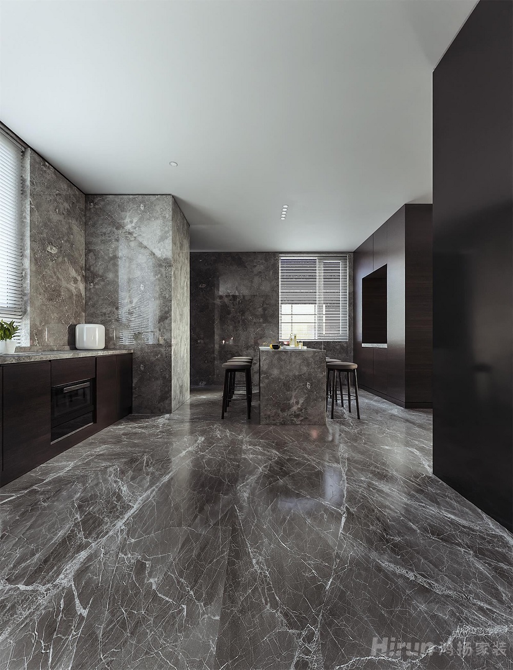 明昇壹城300㎡雅致現(xiàn)代別墅 裝修案例效果圖-Y132393394107473