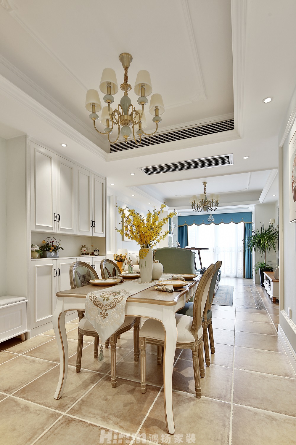 華晨山水州城89㎡輕歐簡(jiǎn)美二居室 裝修案例效果圖-KO7A7874