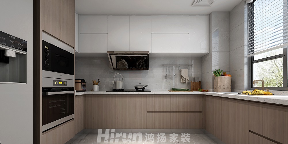 融創(chuàng)提香藍岸200㎡北歐之光復式 裝修案例效果圖-5