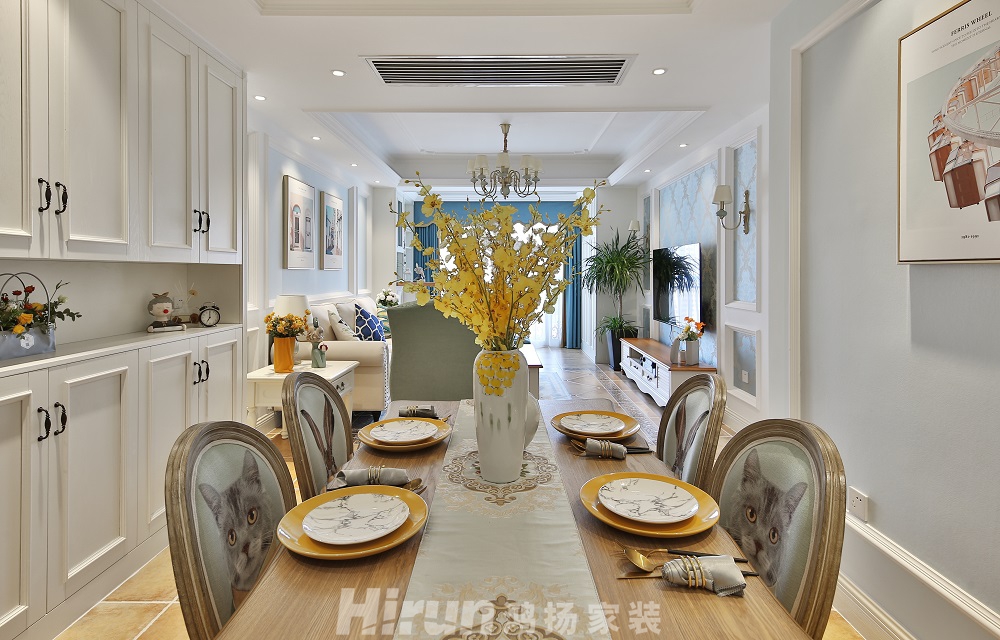 華晨山水州城89㎡輕歐簡(jiǎn)美二居室 裝修案例效果圖-KO7A7873