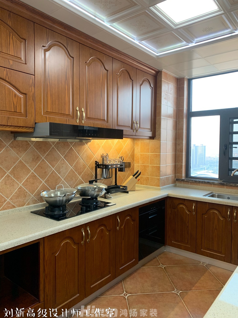 和泰家園160㎡歐美香頌四居室 裝修案例效果圖-4