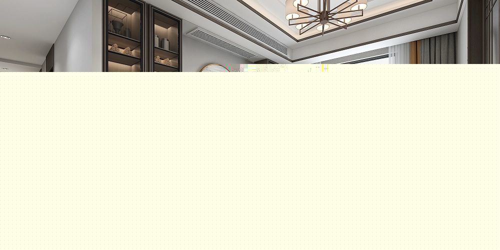 聯(lián)誼麗景灣160㎡復(fù)合寫意四居室 裝修案例效果圖-3