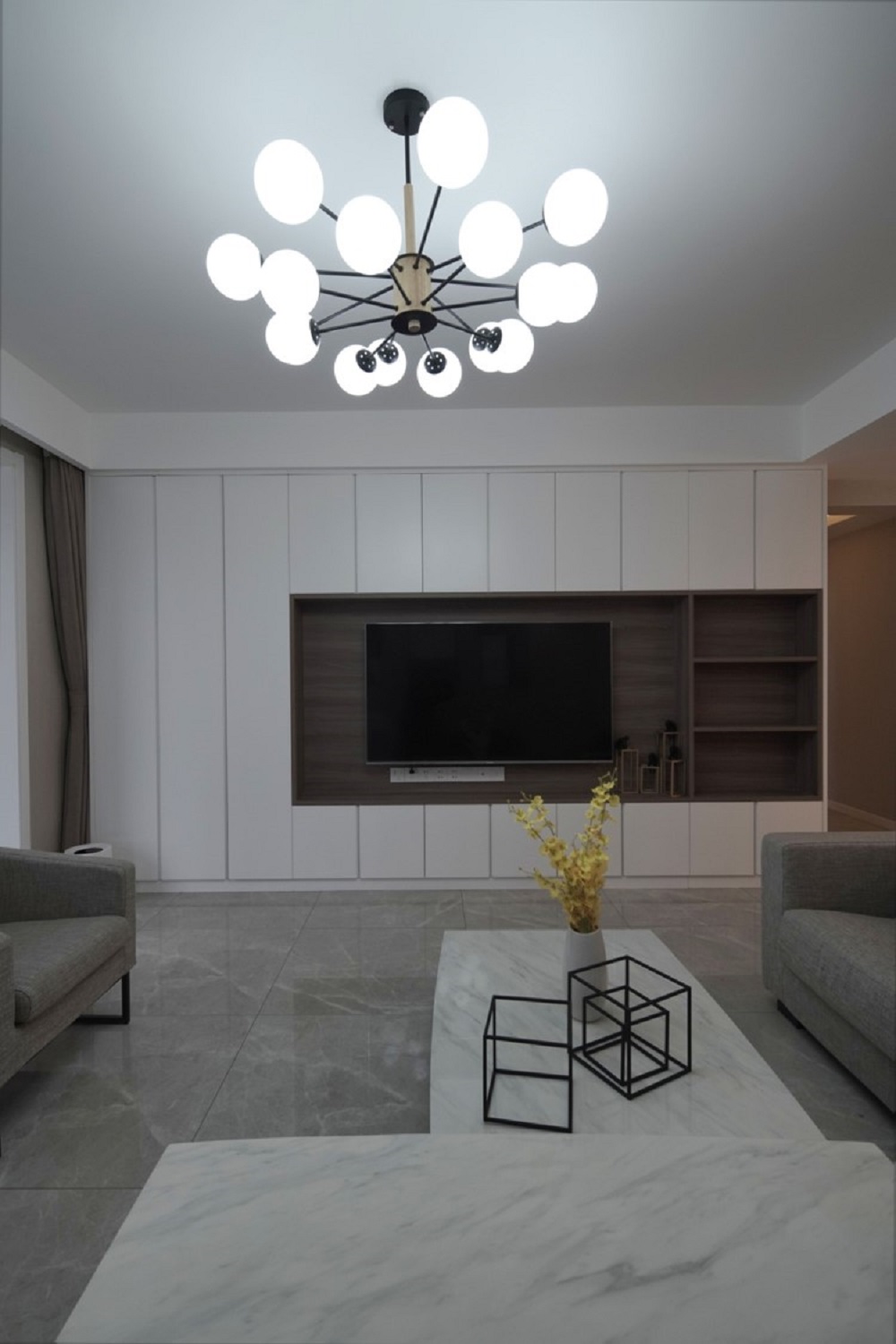 匯通國際160㎡雅致現代四居室 裝修案例效果圖-6