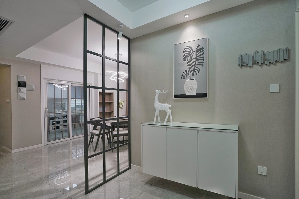 匯通國際160㎡雅致現代四居室 裝修案例效果圖-15