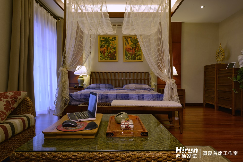 湖南婁底仙女峰別墅400㎡異域風情別墅 裝修案例效果圖-10