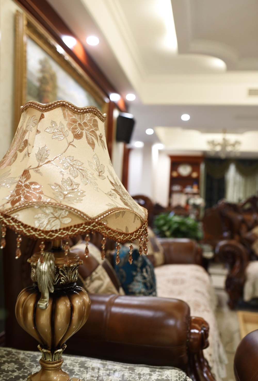 公園世家160㎡歐美香頌四居室 裝修案例效果圖-23