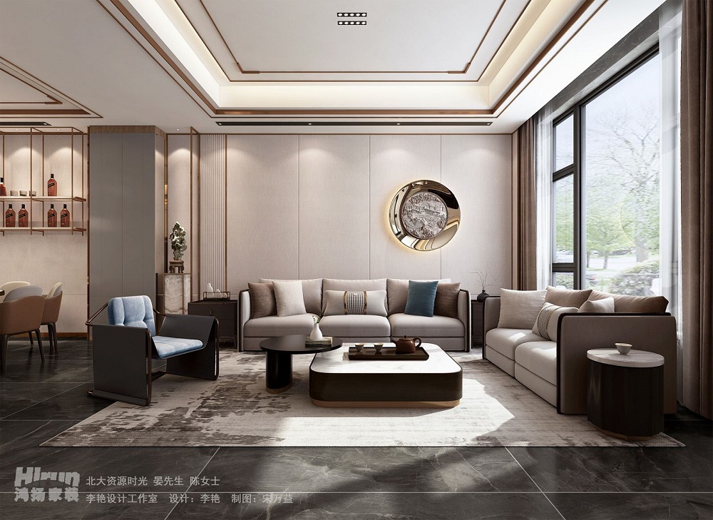 北大資源時(shí)光450㎡復(fù)合寫意別墅 裝修案例效果圖-L132394225932460