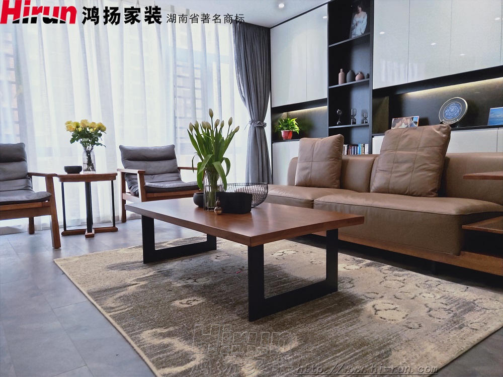 云升東方大院240㎡雅致現代復式 裝修案例效果圖-14