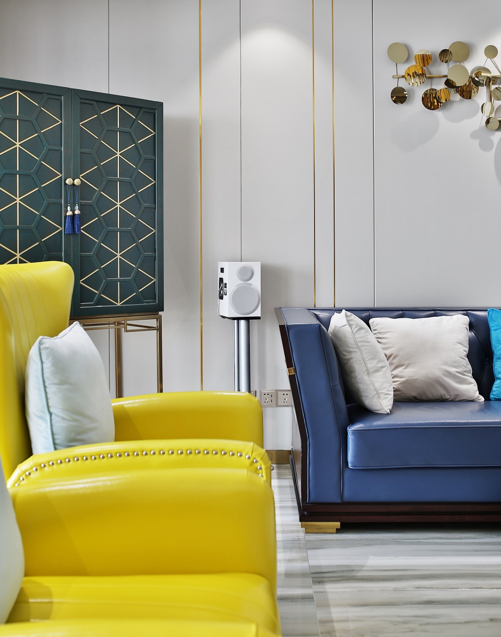 晉合湘水灣280㎡新裝飾主義大平層 裝修案例效果圖-6