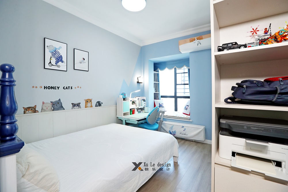 金沙泊岸100㎡北歐之光三居室 裝修案例實景圖-LJX_1965