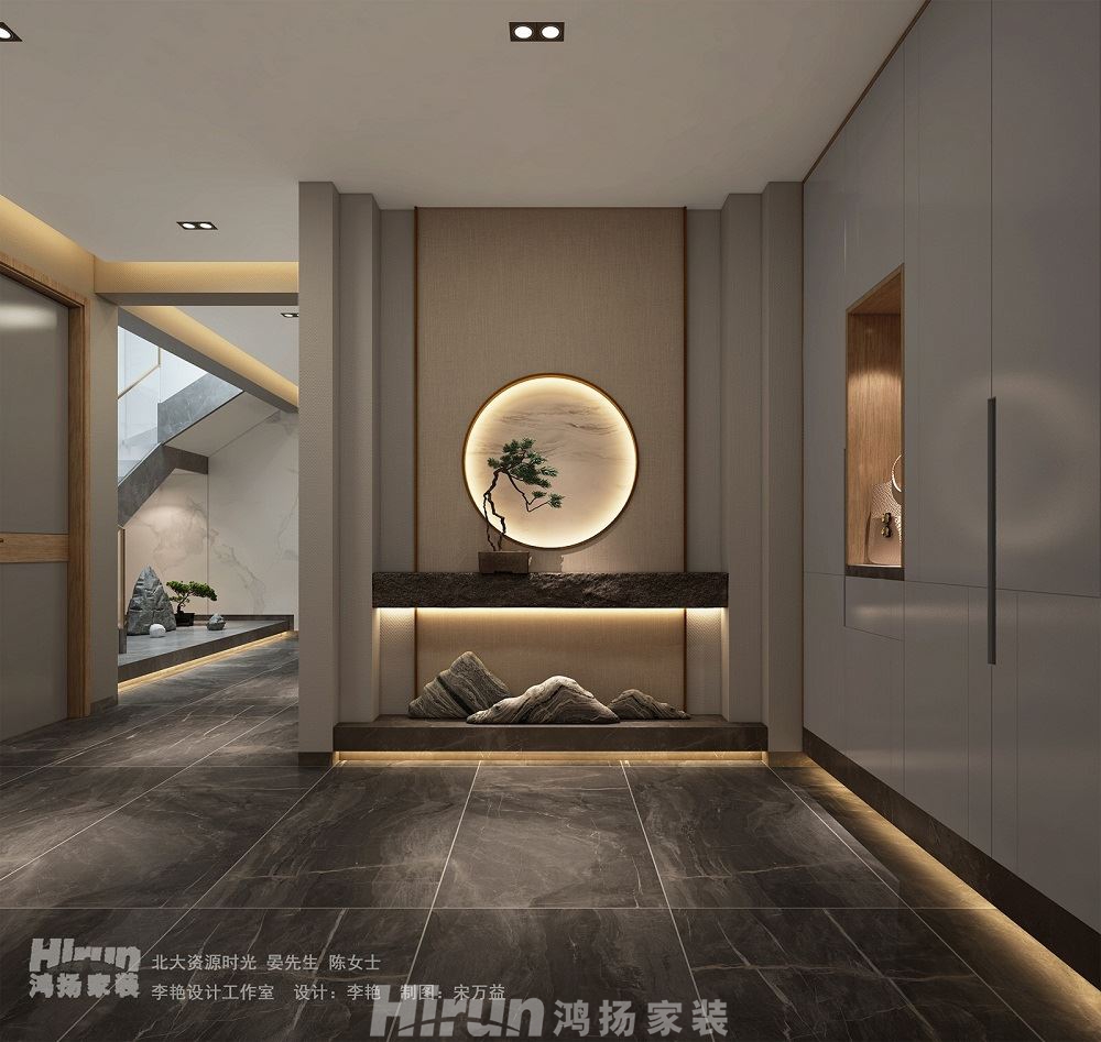 北大資源時(shí)光450㎡復(fù)合寫意別墅 裝修案例效果圖-5132394226048952