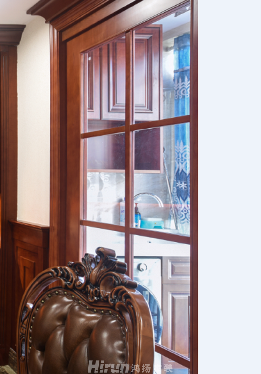 公園世家160㎡歐美香頌四居室 裝修案例效果圖-33