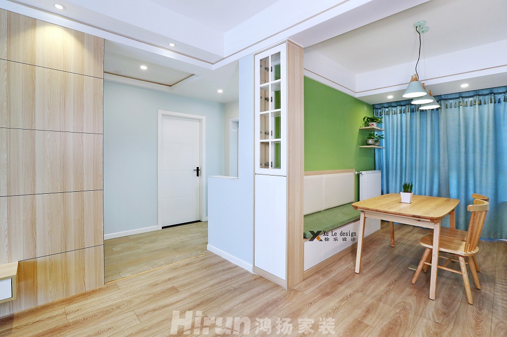 漢口城市廣場115㎡北歐之光三居室 裝修案例效果圖-LJX_2820-