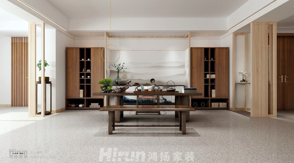 中建江山壹號(hào)200㎡寫意木構(gòu)大平層 裝修案例效果圖-P132393378729770