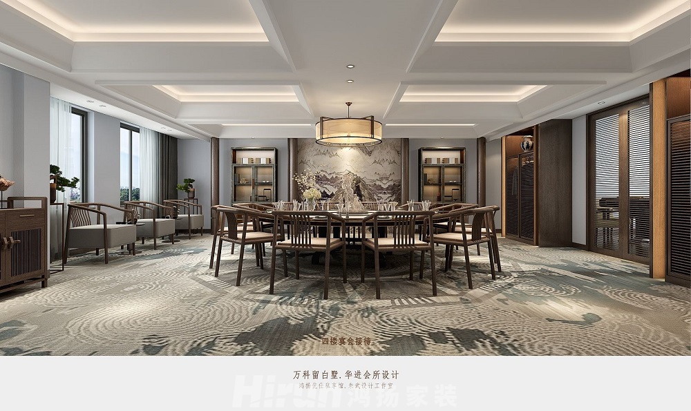 萬科紫臺500㎡雅致現代別墅 裝修案例效果圖-3132376370907805